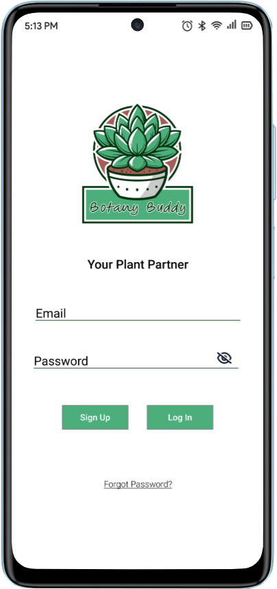 Botany Buddy Android Login
