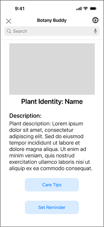 Botany Buddy iOS Identity