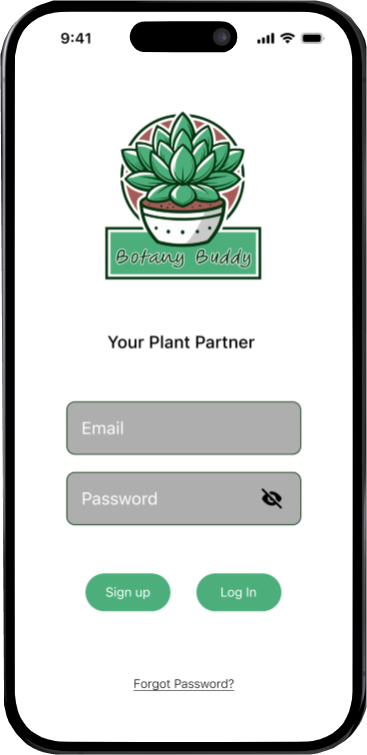 Botany Buddy iOS Login