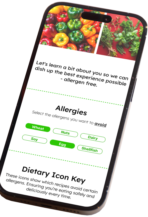 ReciFree Allergen Info