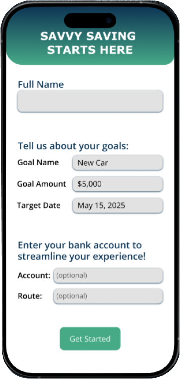 Savvy Pig Mockup Sign Up